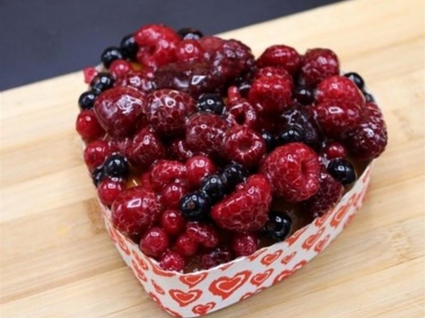 Frambozen hartencake