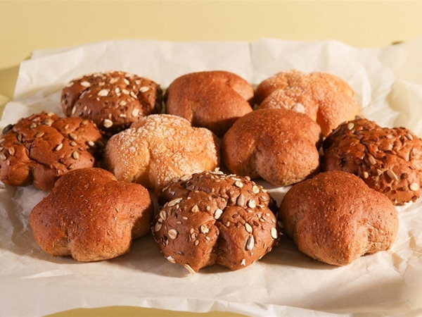 Gesorteerde mini broodjes zacht