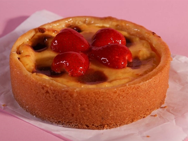 Cheese cake Aardbei 6p