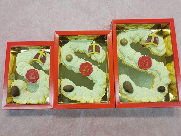 Chocoladeletter Wit groot